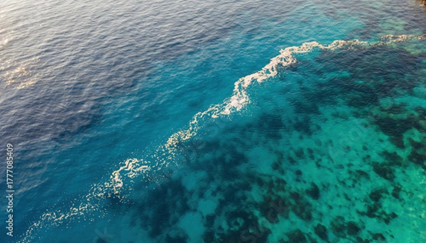 Fototapeta Tropical Ocean Wave Surface