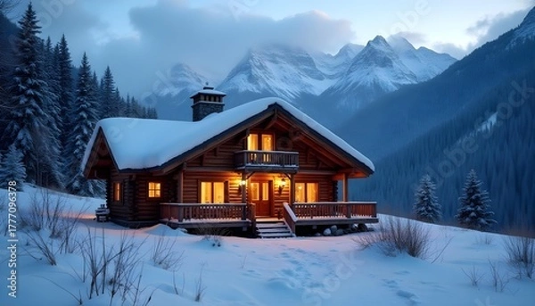 Fototapeta Elegant red and gold Christmas ornaments with soft bokeh lights background.