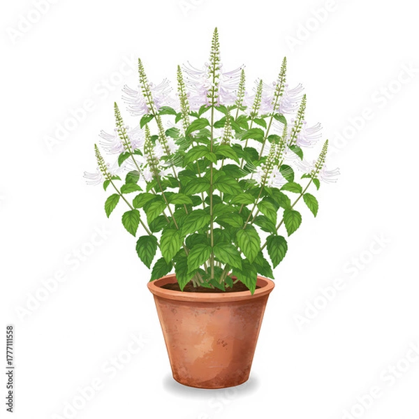 Obraz หญ้าหนวดแมว