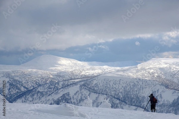 Fototapeta 冬の八甲田山頂