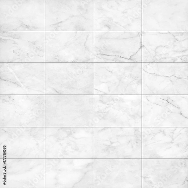 Obraz marble tiled floor or wall texture background