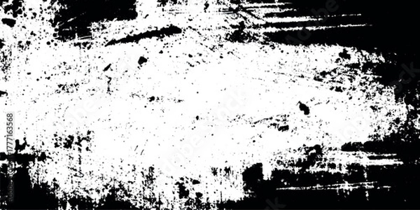 Fototapeta Scrap Metal and Worn Paint Abstract Background Element for Artistic Project.