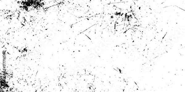 Fototapeta High Resolution Gritty Distressed Overlay with Scratches and Dust Specks for Modern Graphic design.