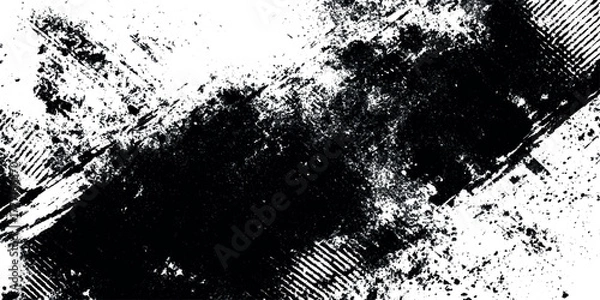 Fototapeta High Resolution Gritty Distressed Overlay with Scratches and Dust Specks for Modern Graphic design.