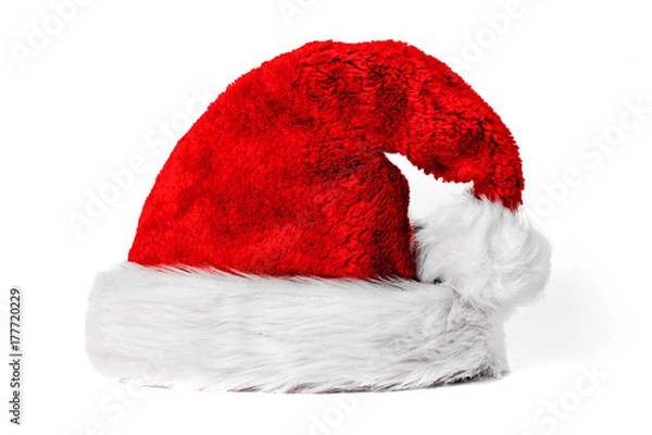 Obraz Rote kuschelige Weihnachtsmütze