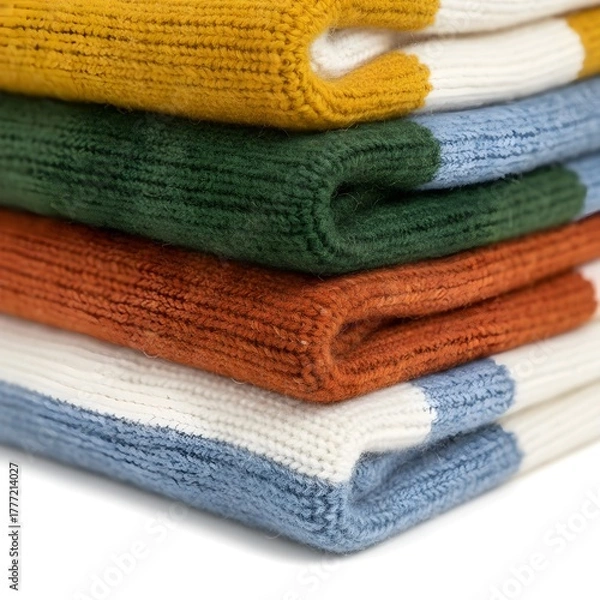 Obraz Colorful warm clothing Texture Close-up