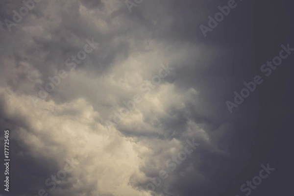 Obraz Sky and Heavy Clouds Retro