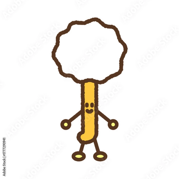 Obraz キャラクター風の単品アイコンイラスト　耳かき