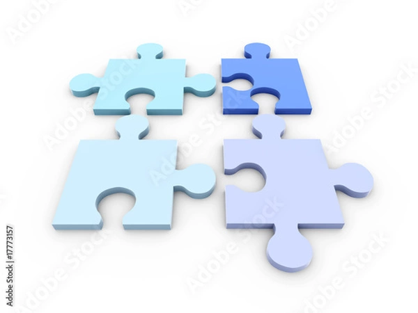 Fototapeta Puzzle Solution