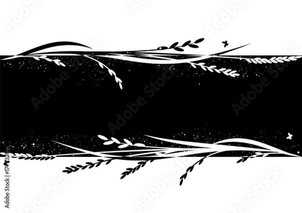 Obraz baner z ryżem