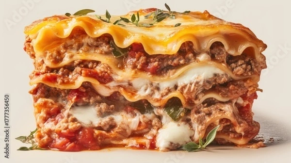 Fototapeta Lasagna layers