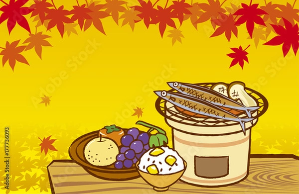 Fototapeta 秋の味覚