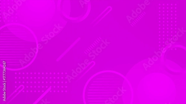 Obraz Pink color complex and elegant multiple circle design loop able geometrical background