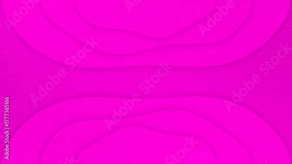 Obraz Pink color simple and elegant wavy pattern minimal background