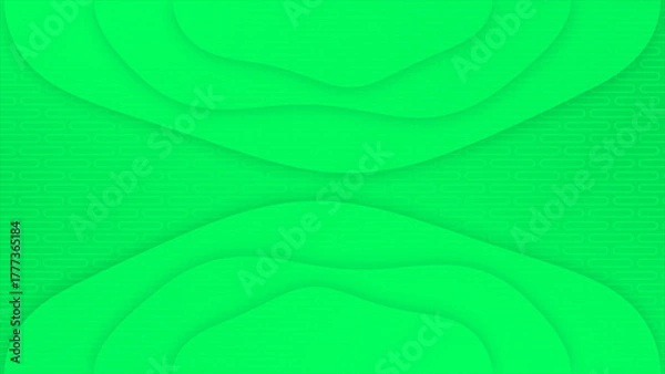 Obraz Turquoise color simple and elegant wavy pattern minimal background