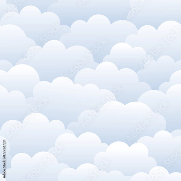 Fototapeta Blue clouds