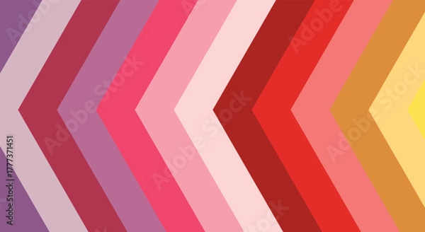 Obraz Abstract colorful retro striped pattern and texture design wallpaper