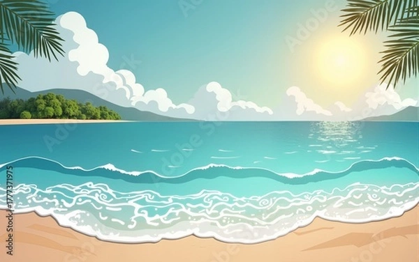 Fototapeta Travel Flyer or Poster Template design layout, Travel agency flyer vector posters for business. High quality