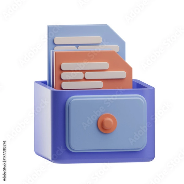 Obraz 3D model of a starfruit in detailed rendering.