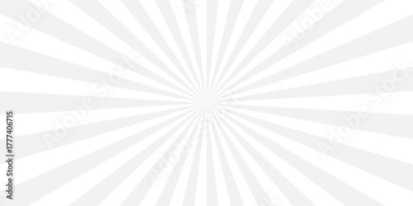 Fototapeta Vector sunray stripe background. Light sunburst glowing background. Sunburst pattern summer social banner. vector illustration pattern beam rays. Spiral radial striped backdrop design.	