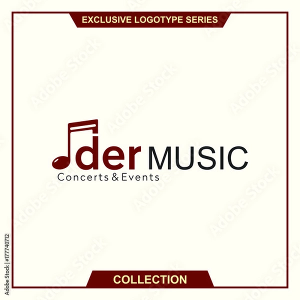 Obraz Music logotype