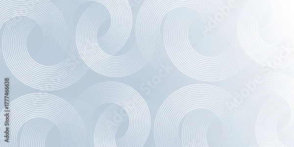 Fototapeta Modern abstract background Vector illustration, circle lines.