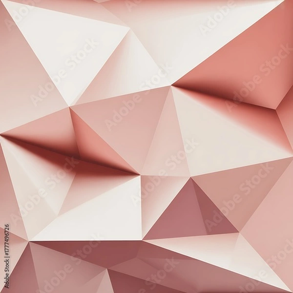 Obraz Geometric rose gold abstract background