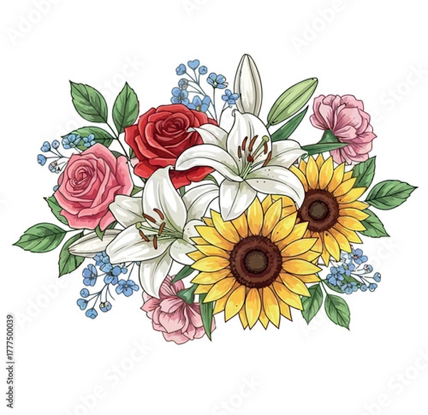 Obraz Flower Illustration