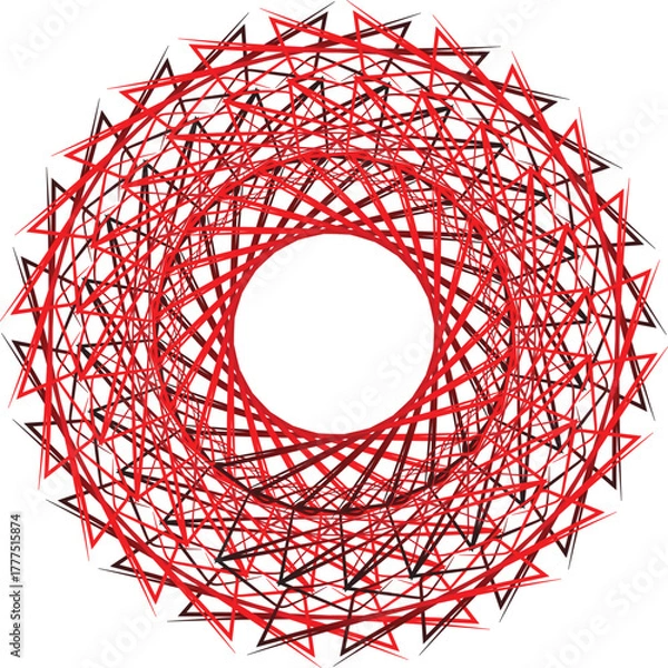 Fototapeta illustration of a beautiful mandala flower design 