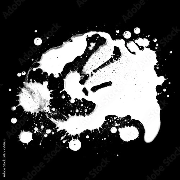 Fototapeta Wall Stain Alpha Texture