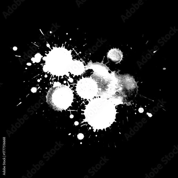 Fototapeta Wall Stain Alpha Texture