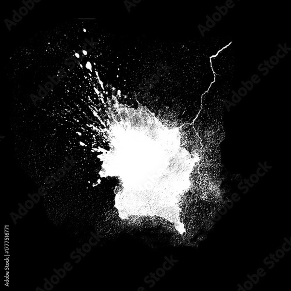 Fototapeta Wall Stain Alpha Texture