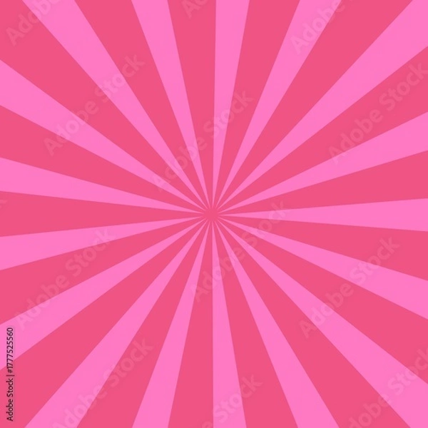 Obraz Pink concentrated lines background illustration