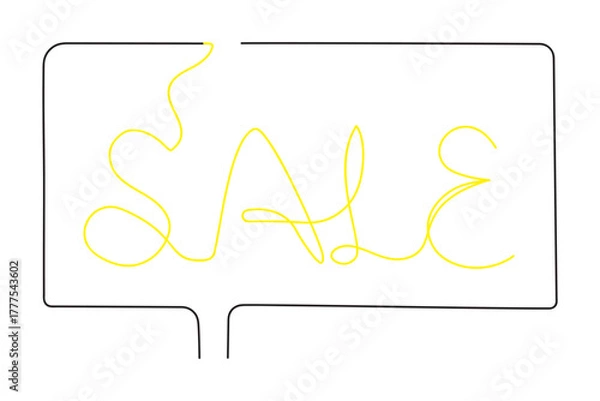 Obraz Sale, square sticker banner – stock vector