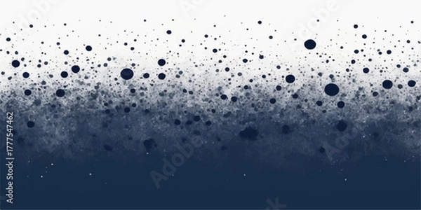 Fototapeta Close-up macro image of clear blue rain drops on a wet window glass surface