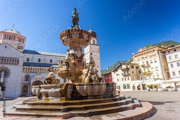 Obraz Trento piazza Duomo