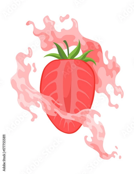 Obraz Fresh and Delicious Strawberry for Your Culinary Creations