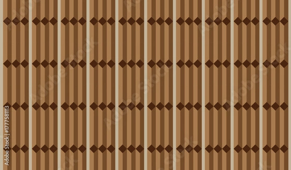 Obraz Seamless Decorative Boho Ancient Hand Drawn Ethnic Pattern. ethnic tribal borders,tribal seamless pattern
