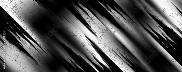 Fototapeta Race flag grunge background, car rally or motocross finish flag with vector checker pattern. Grunge race flag for car racing sport or bike speedway, motorsport