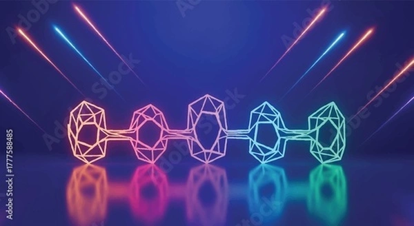 Fototapeta Abstract Purple Gradient Illustration Texture