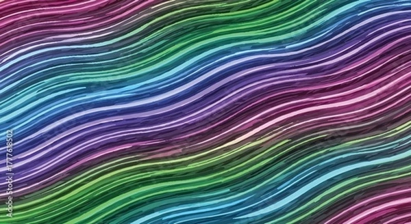 Fototapeta Abstract blobs with horizontal stripes ar