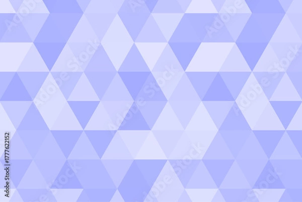 Fototapeta 青い三角形の幾何学背景
