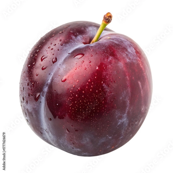 Obraz A whole davidson plum fruit isolated on a transparent background