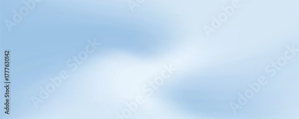 Fototapeta Blue studio room. Limbo light background. Abstract 3d backdrop for product presentation. Minimal wall scene. Showcase, promotion display