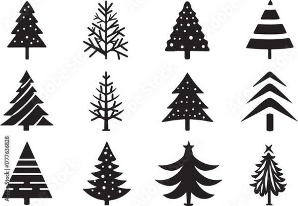Obraz Christmas Tree SVG