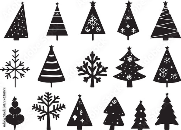 Obraz Christmas Tree SVG