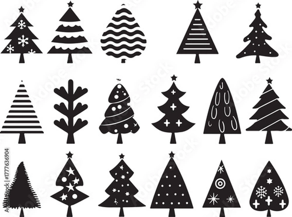 Obraz Christmas Tree SVG