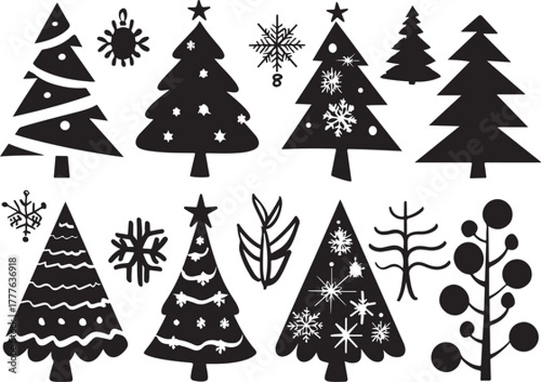 Obraz Christmas Tree SVG