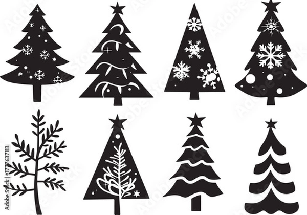 Obraz Christmas Tree SVG