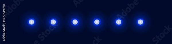 Obraz A vibrant collection of glowing neon arrows in diverse shapes, perfect for enhancing creative design projects.